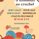 Atelier initiation crochet avec l’Écomusée en partenariat avec la bibliothèque de Lhommaizé