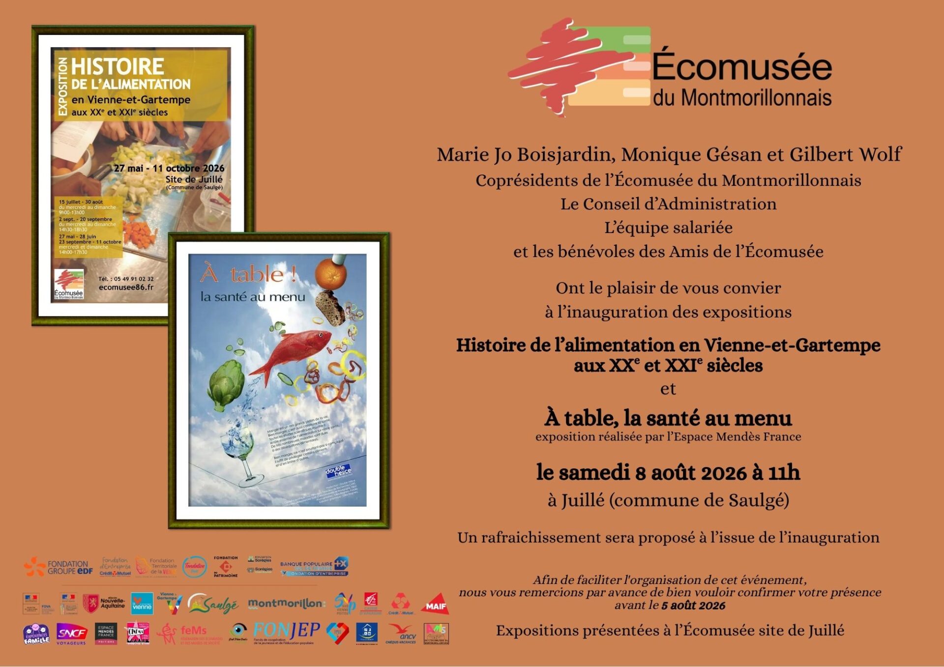 Inauguration de deux expositions